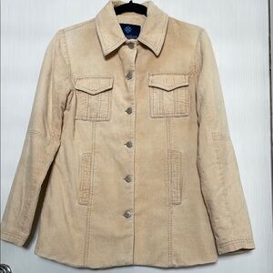 Blue Asphalt Beige Utility Jacket